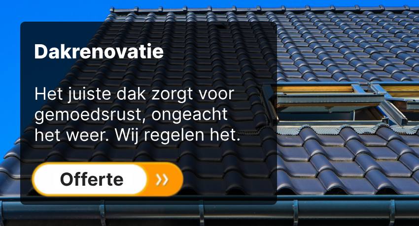 Complete dakrenovatie met kostenoverzicht per m2 door een dakspecialist