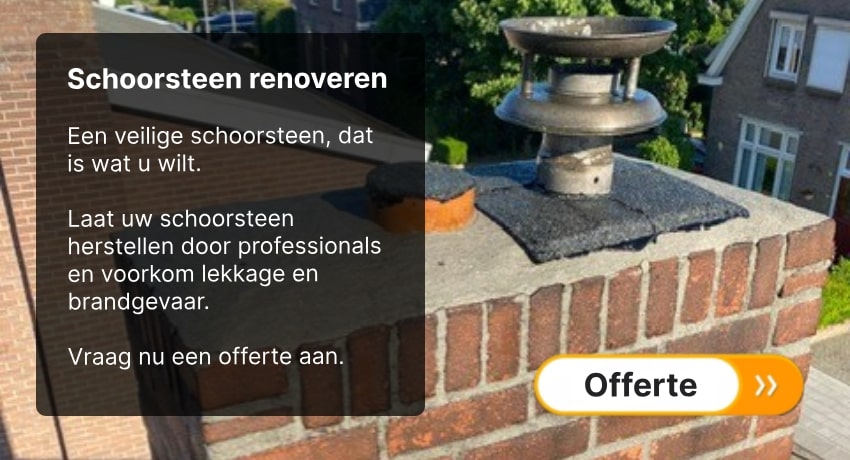 Professionele schoorsteen renovatie door ervaren vakmensen